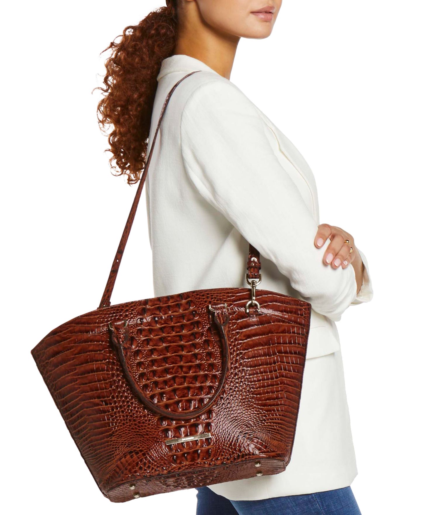Женская сумка Brahmin Jeanne Medium Multi Chattaway Leather, цвет: Разноцветный — фото 5