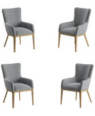Loft 4-Pc. Fabric Upholstered Arm Chair Set