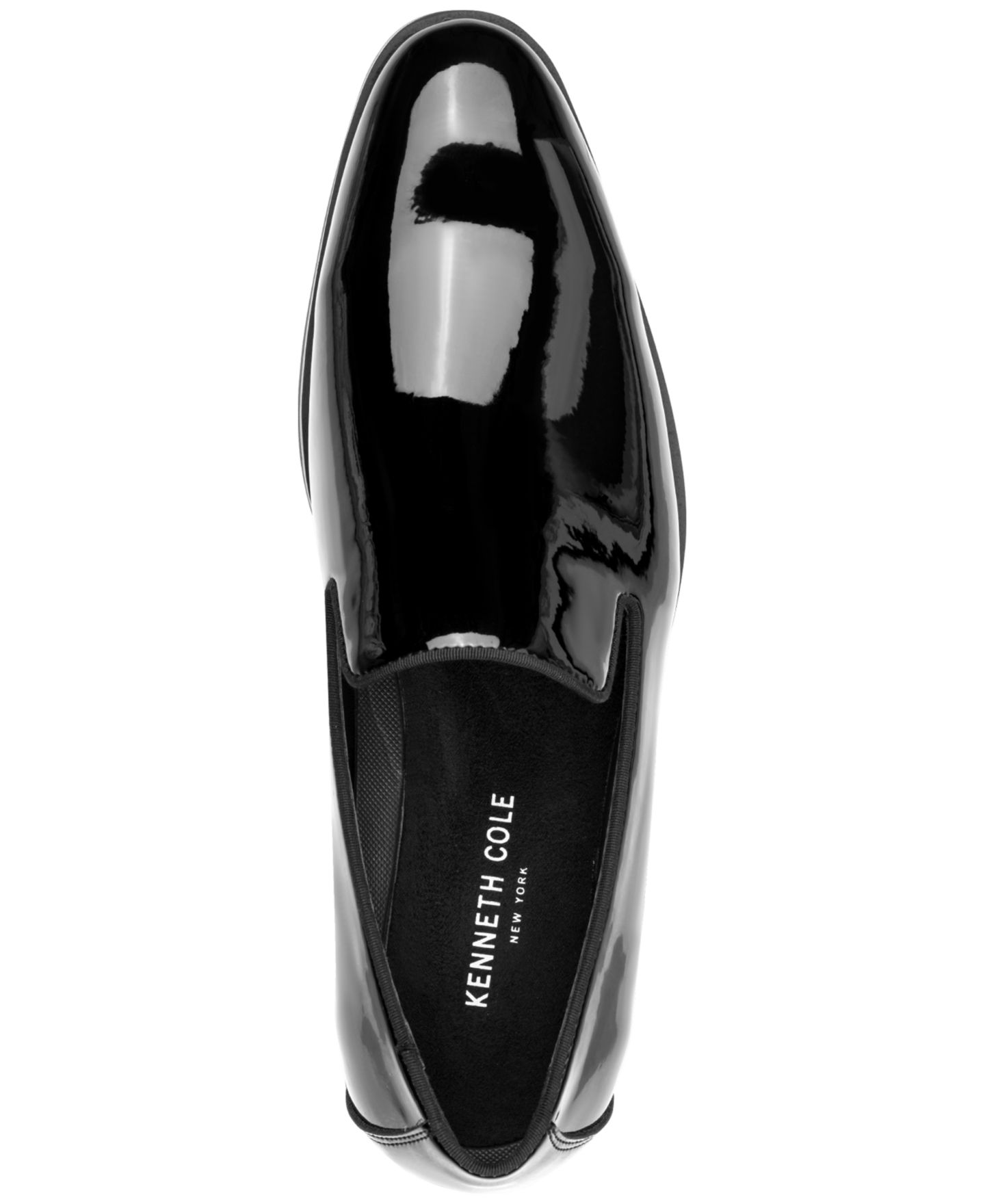 Мужские туфли Kenneth Cole New York Harry Formal, цвет: Чёрный лаковый — фото 4