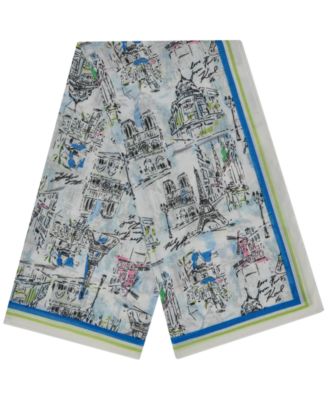 April In Paris Square Scarf