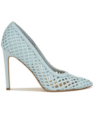 Women's Tatiana Woven Stiletto Pointy Toe Dress Pumps