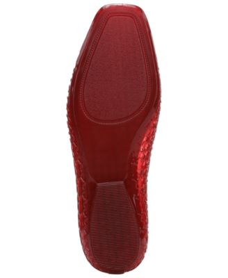 Women's Carla-Jelly Square Toe Flats
