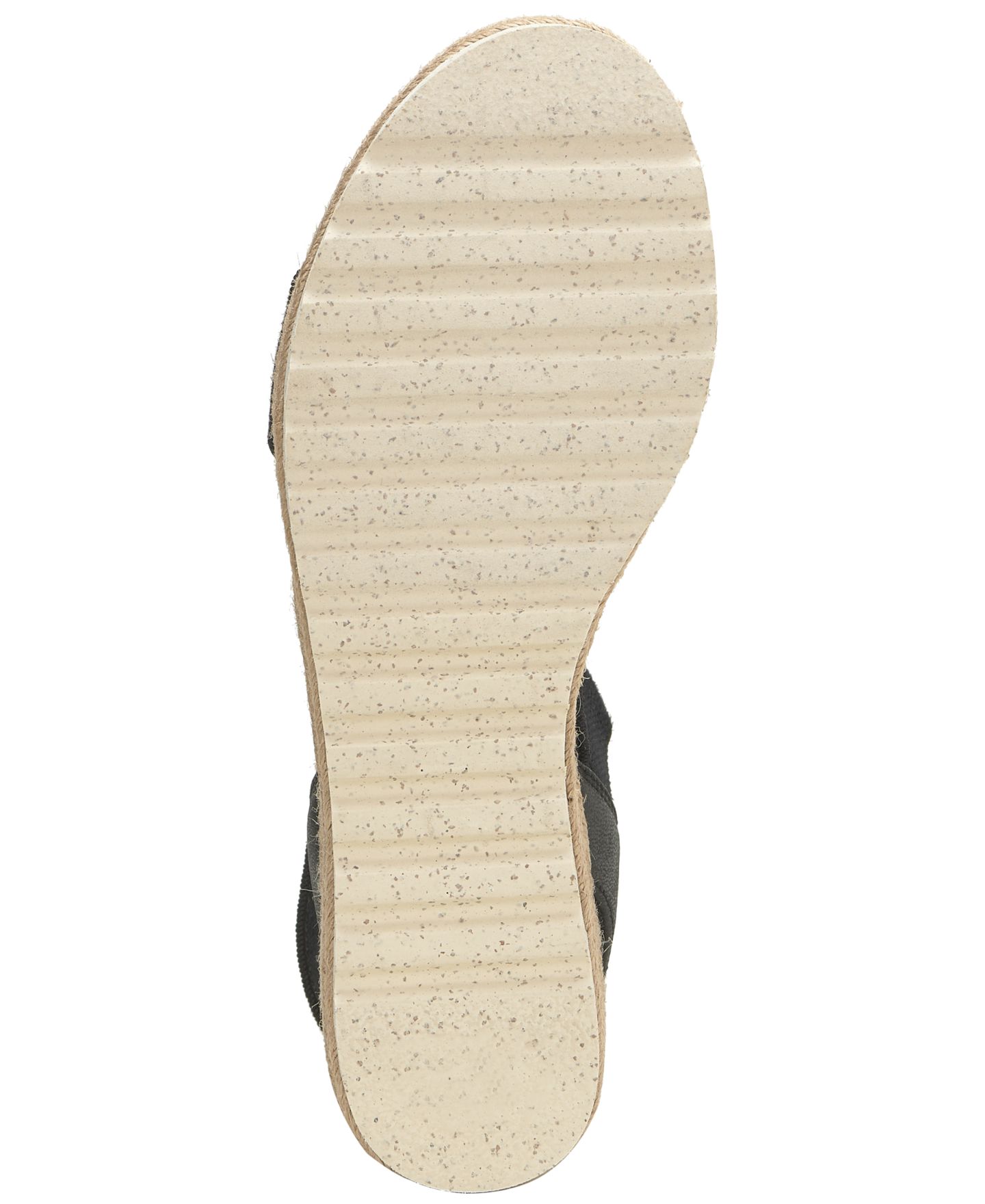 Женские сандалии Lucky Brand Thimba Espadrille Wedge, цвет: Чёрный льняной — фото 5