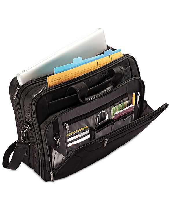 Samsonite Ballistic Expandable Toploader Laptop Briefcase & Reviews