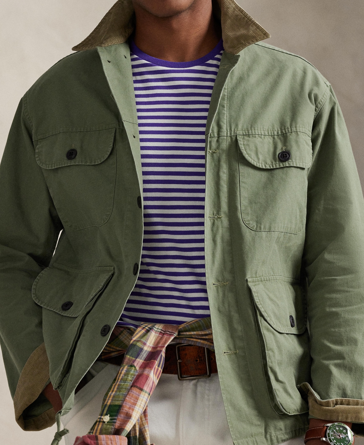 Polo Ralph Lauren Men's Classic-Fit Striped Cotton Jersey T-Shirt