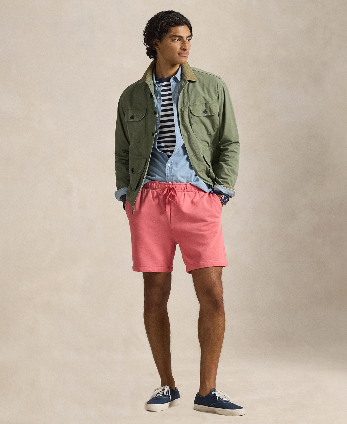 Polo Ralph Lauren Men's 6.5-Inch Loopback Fleece Shorts