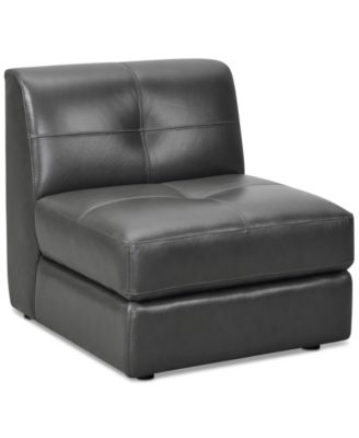 Furniture - Fabrina Leather Armless Chair