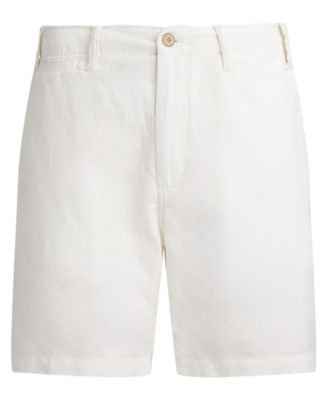 Men's 8.5" Straight-Fit Linen Cotton Chino Shorts
