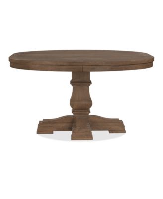 Alverton 54" Wood Round Dining Table