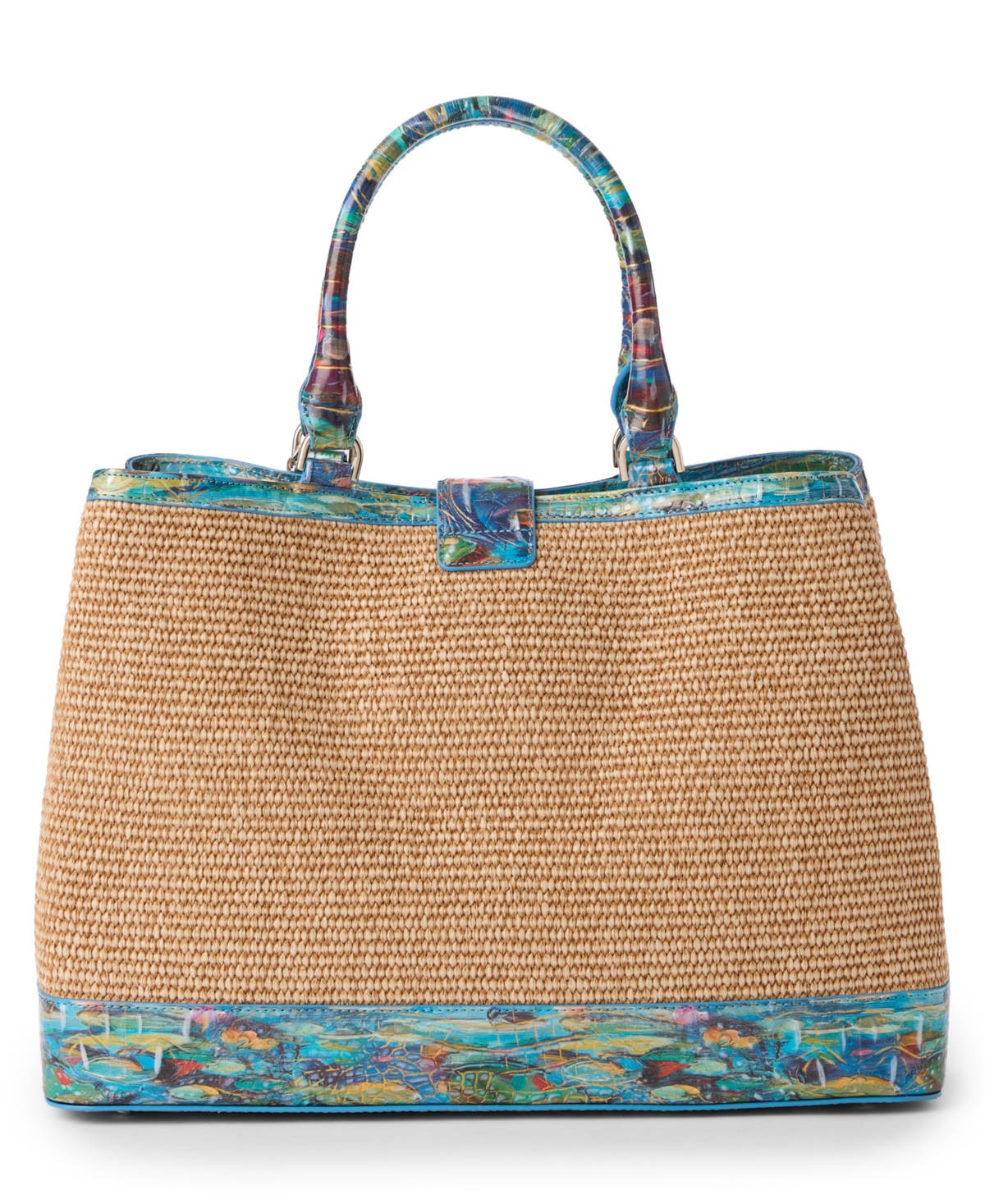 Brahmin Denise Raffia Carryall Extra Large Tote Bag