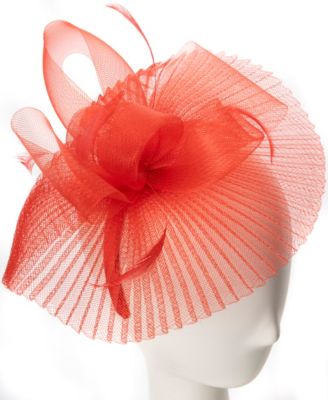 Feather Flower Net Fascinator Hat