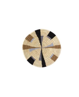 WickerVillage Sabai Grass Wall Basket Decor | Boho Hanging Wall Art | Neutral