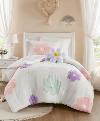 Intelligent Design Gracie Floral Reversible 3-Pc. Comforter Set, Twin