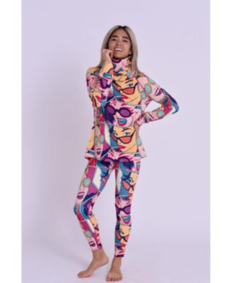 Clothing Women's High Neck Baselayer Top - Comic Book Candy