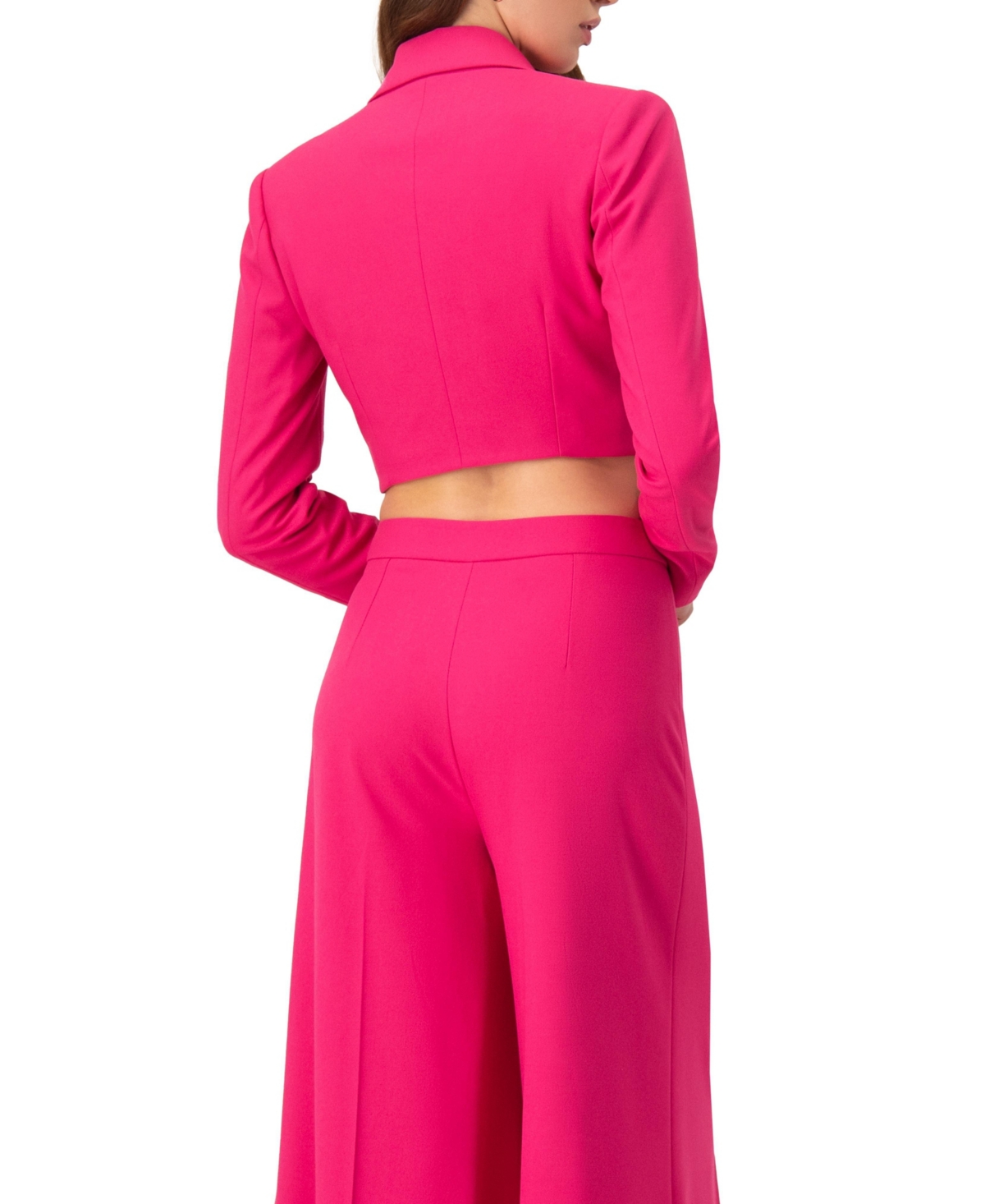 Ivonne Women's Short Bolero Jacket with Single Front Button