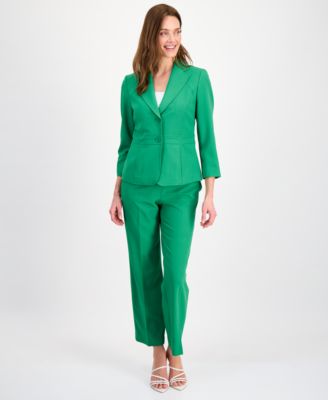 Women's Two-Button Waist-Inset Pantsuit