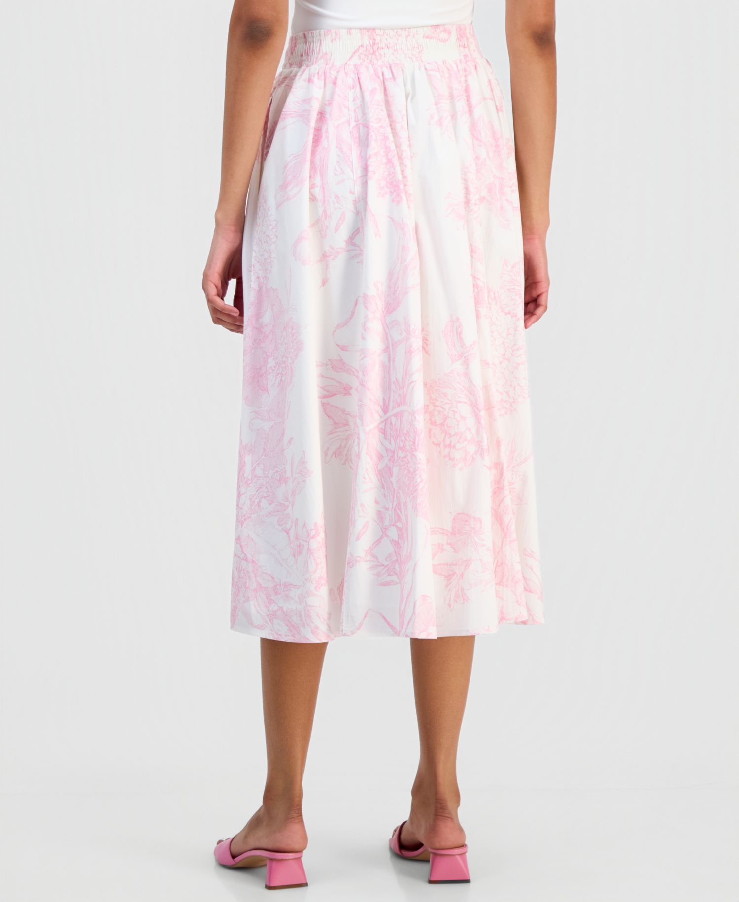 Women's Pull-On Midi Skirt