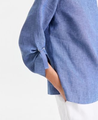 Plus Size Solid Crewneck Top