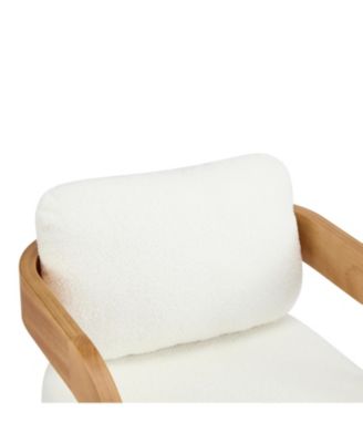 White Boucle Dining Chairs - 2 Pack