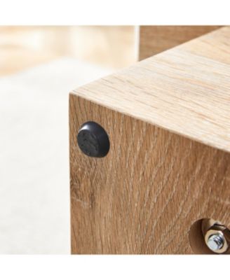 Light Wood Texture Coffee Table - 43.3"x21.6"x17.2"