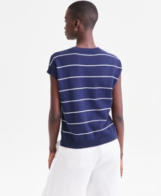 Women's Striped Crewneck Sweater