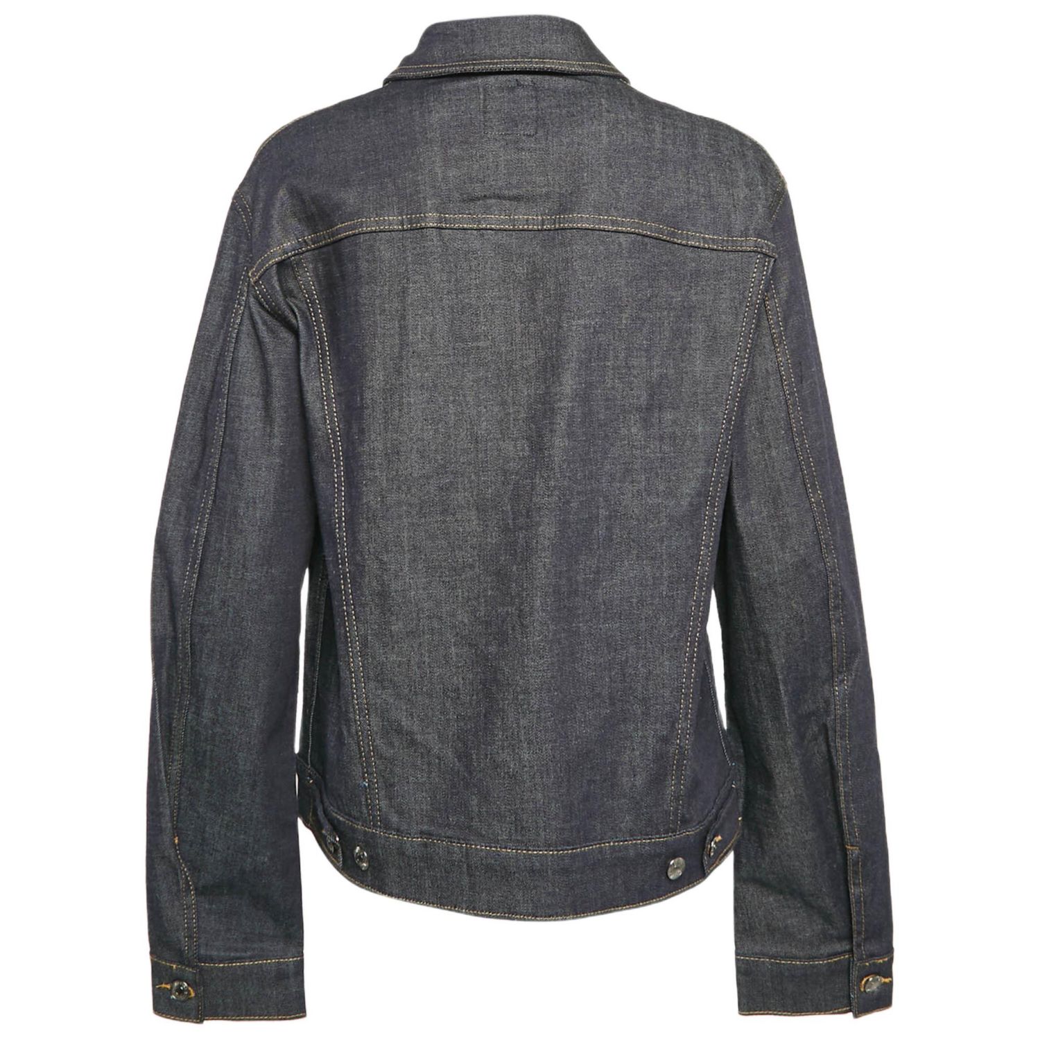 Women's Pre-Owned Zadig and Voltaire Blue Denim Button Front Jacket