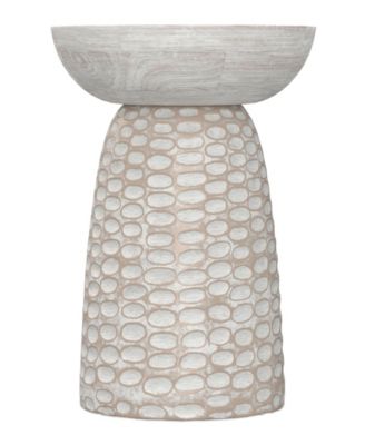 Boyd 13" Mango Wood Solid Accent Table