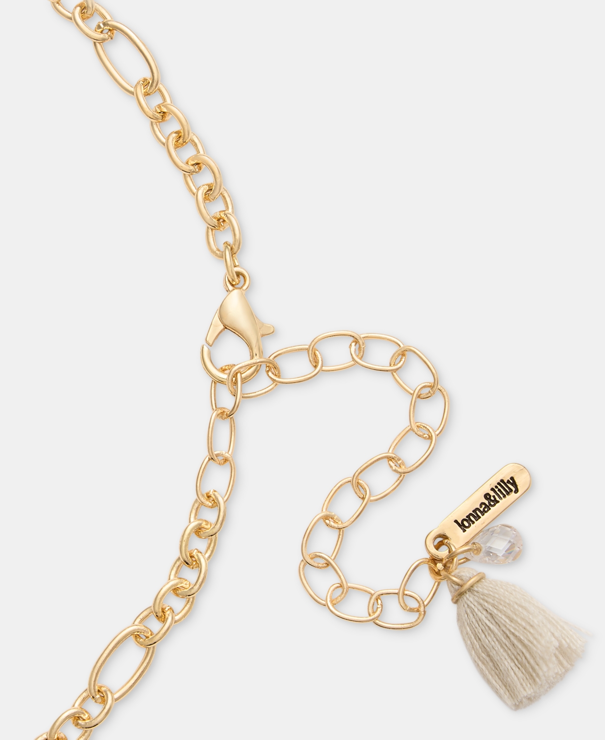 lonna & lilly Mixed Stone Flower Layered Pendant Necklace, 16" + 3" extender