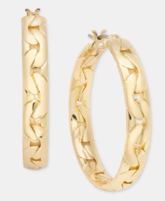 Chain Open Dynamic Hoop Earrings