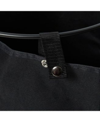 Metal Wire Frame Laundry Hamper with Removable Canvas Bag