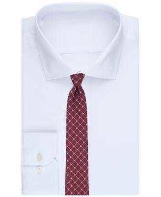 Men's Banks Geometric Pattern Slim Tie