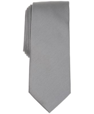 Men's Burnel Micro Check Slim Tie