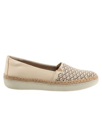 Accent Perforated Leather Flats
