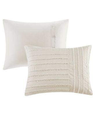 Essence Oversized Cotton Clipped Jacquard 8-Pc. Comforter Set, Queen