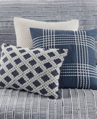 Essence Clipped Jacquard 10-Pc. Comforter Set, King