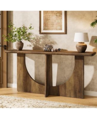 Tribesigns Console Table for Entryway, 71-Inch Farmhouse Entryway Table ...