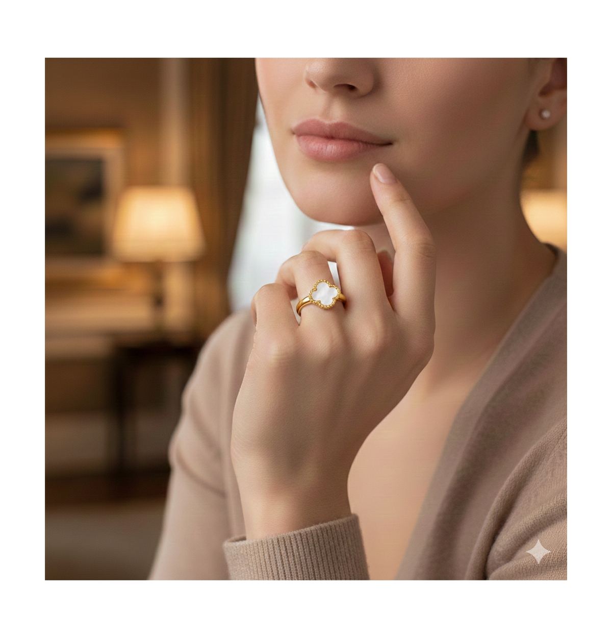 Simona Sterling Silver, Mother of Pearl