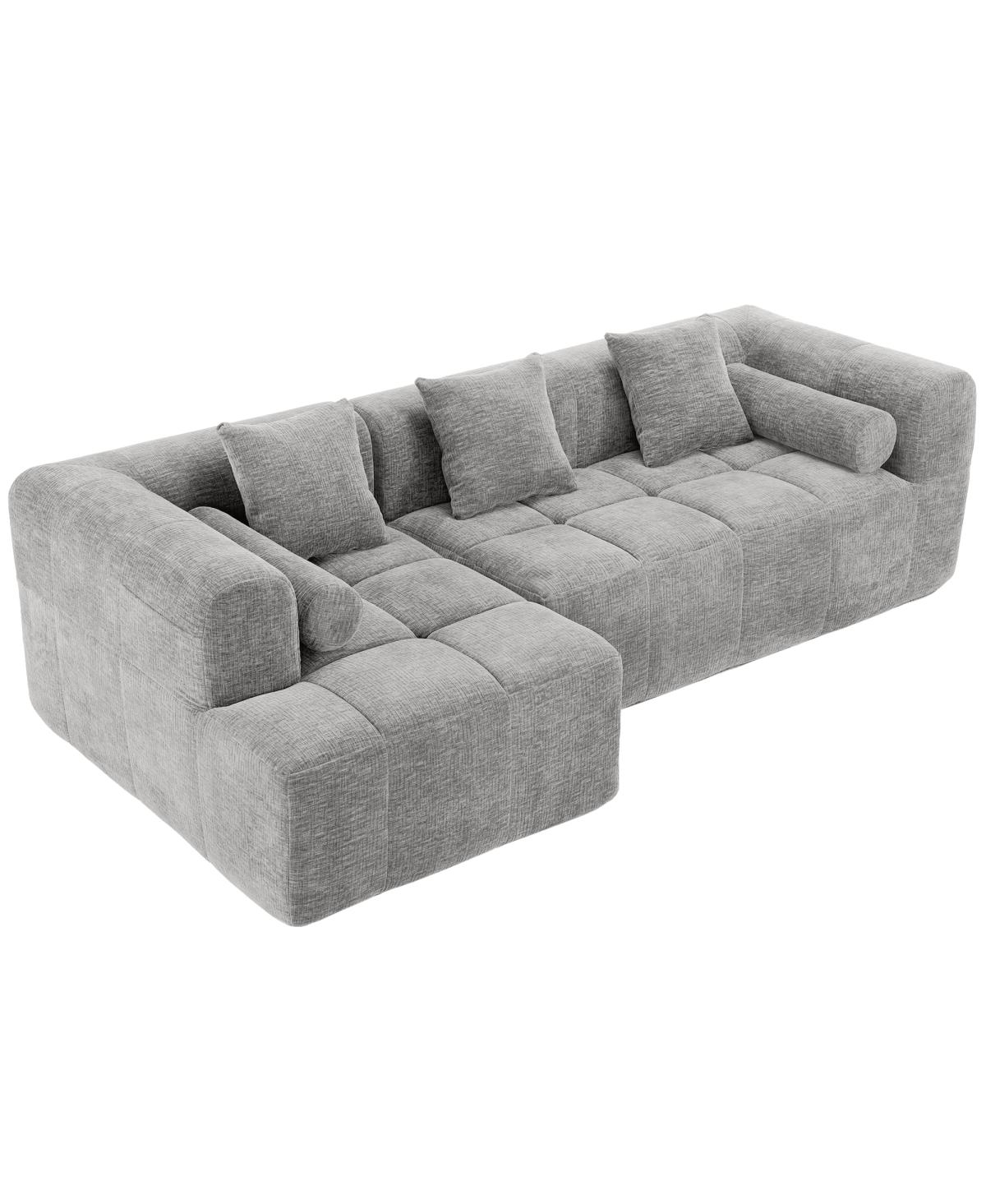 Streamdale 101" Sectional Sofa, Modular Couch, Deep Seating