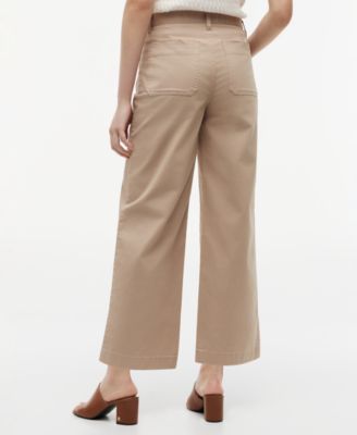 Women's Twill Patch Pocket Chinos Pants