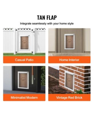 Replacement Flap for Pet Door, 8.25" x 12.25", Thick PVC with Magnetic Strip, Weatherproof