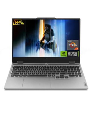 LOQ 15.6" Gaming Traditional Laptop AMD Ryzen 7 250 16GB RAM NVIDIA GeForce RTX 5050 1TB SSD Storage Windows 11 Home FHD 144Hz - Grey