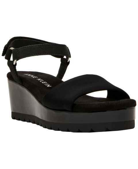 Женские сандалии Anne Klein Natasia Platform Wedge, цвет: Чёрный