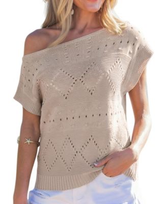Women's Unread Beige Cover-Up Top
