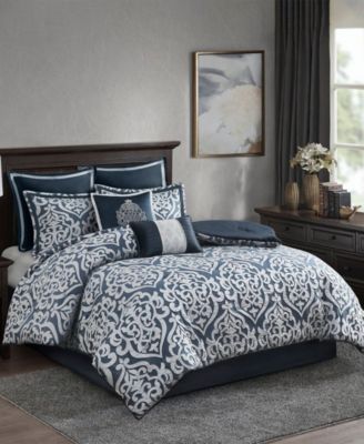 Madison Park Odette Jacquard 8-Pc. Comforter Set, King