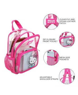 Sitting Character Adult 11” Clear Mini Backpack