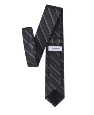 Men's Silk & Linen Blend Striped Tie
