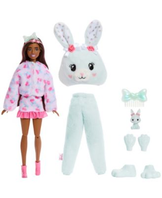 Cutie Reveal Cuddly Series Bunny Doll and Accessories