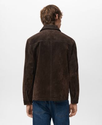 Men's Suede Leather Jacket
