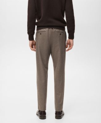 Men's Slim-Fit Flannel Pants