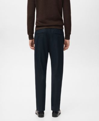 Men's Slim-Fit Flannel Pants